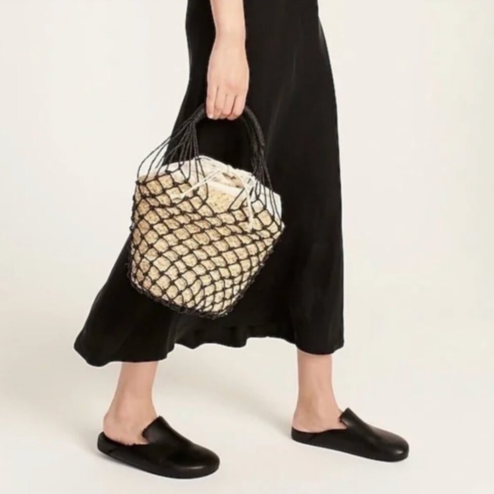 J. Crew Sedona Basket Bag in Straw